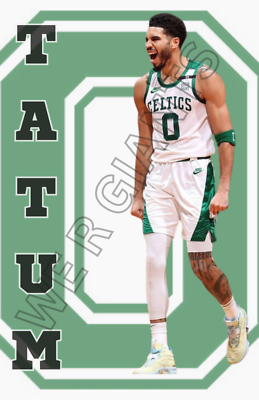 JAYSON TATUM #0 Boston Celtics 11 x 7