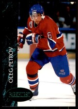 1992-93 PARKHURST EMERALD ICE OLEG PETROV ROOKIE MONTREAL CANADIENS #486