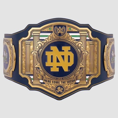 Notre Dame Fighting Irish Championship Belt WWE Legacy Title