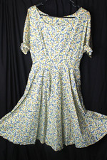 Kay Juniors Windsor Bird Dog Donkey Vintage Small ( NO Size)  Women's Dress