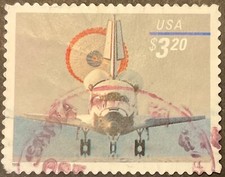 1998 3.20 Space Shuttle Priority Mail Songle, Scott 3261, Used, VF