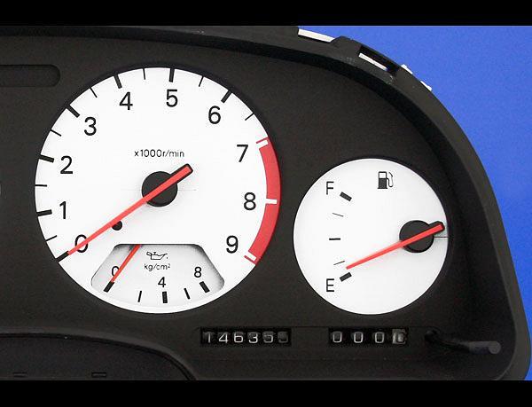 White Face Gauges for 1992-1996 Nissan 300ZX Non-Turbo 180
