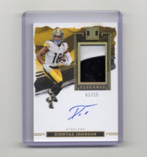 2023 Panini Impeccable Diontae Johnson Elegance Patch Auto 1/15 VP-DJ