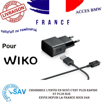 Chargeur Rapide 2A Type-C Avec Câble Intégré - Adaptateur Secteur Universel - Neuf