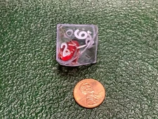 Double D10 - Small Ten in Large Ten Dice - Clear RPG Tabletop Gaming Roleplay