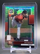 Zac Gallen 2022 Donruss Optic Green Dragon Scale Baseball Card 97/99