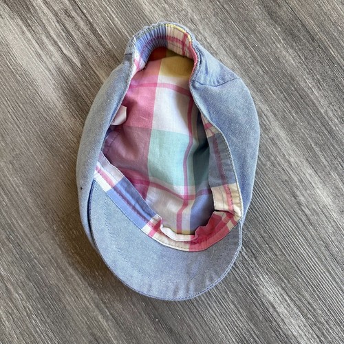 Baby Toddler Boy Cap Flat Cabbie Blue 18 Month - Picture 2 of 3