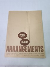 Conn Organ Arrangements 1967 Sheet Music Book for Conn Organ Owners