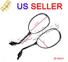 10mm Rearview Mirrors Motorcycle Scooter Moped Atv Lifan Taotao Sunl Roketa