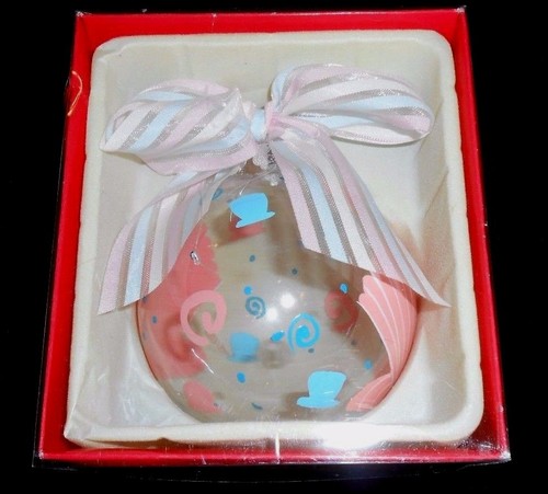 2010 Dennis East Int'l Sea Jewels Ornament - 4" dia clear glass with seashell - Picture 4 of 5