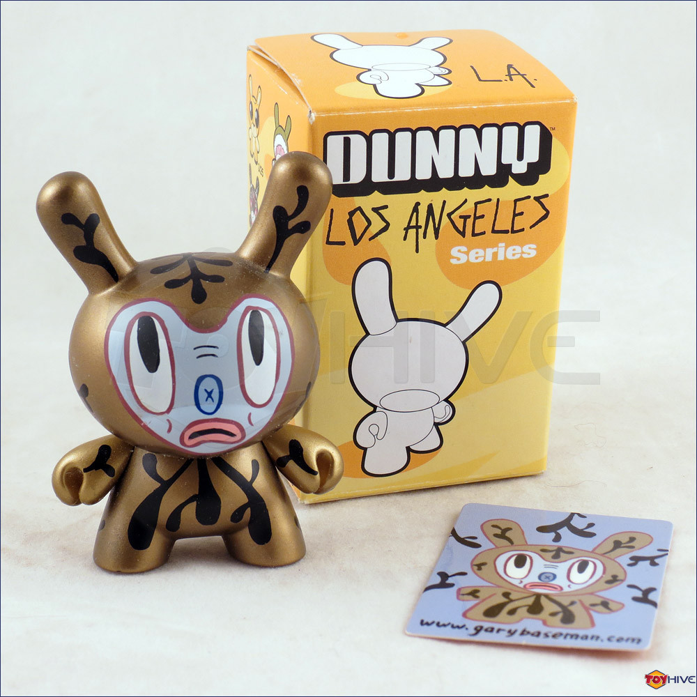 Kidrobot Gary Basemanベースマン キッドロボット フィギュア Kidrobot Dunny 2006 LA Los Angeles series Gold Gary Baseman