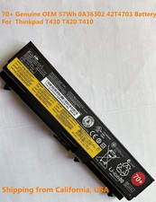 Genuine T410 T420 T430 W530 W510 W520 L410 T530 Battery For Thinkpad 0A36302 70
