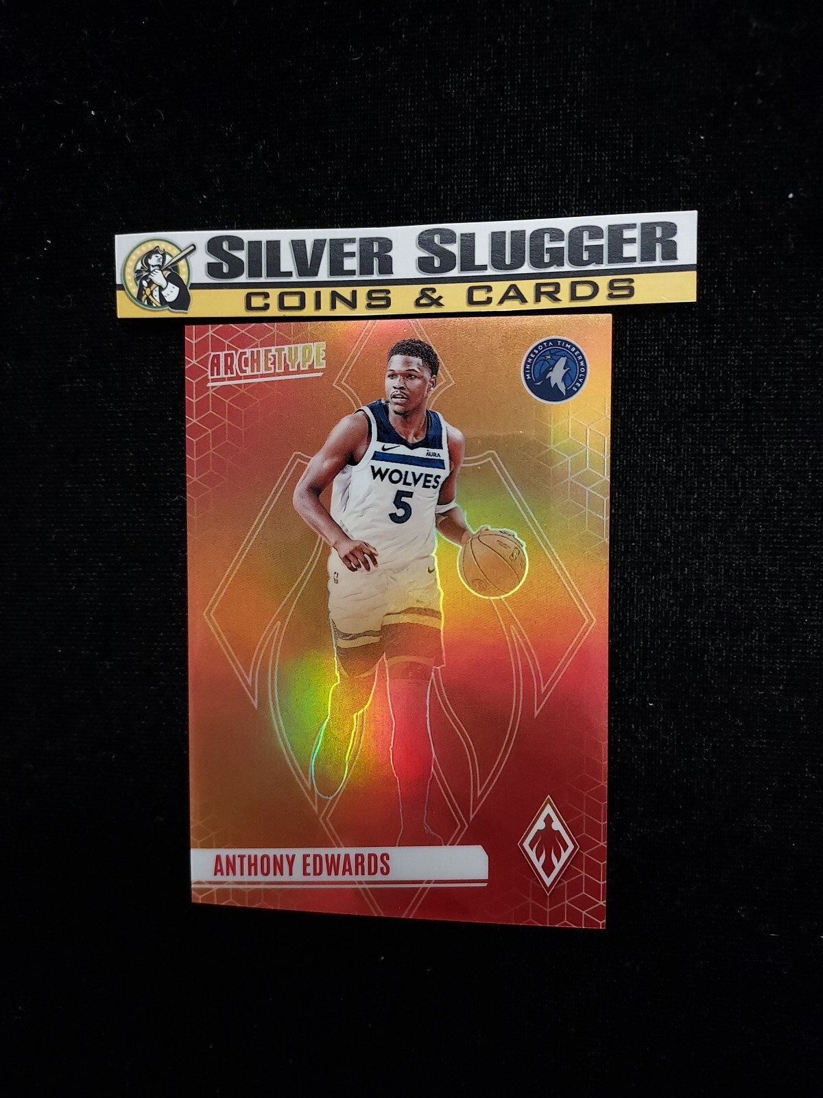 2023-24 Anthony Edwards Panini Phoenix Archetype #2 Minnesota Timberwolves SP