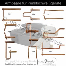 Armpaare Punktschweiß Zange Gerät Arm Elektroden-Arme Aufnahme Ø 20mm XA1-XA9