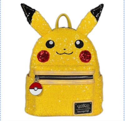 Loungefly Pokemon Sequin Pikachu Mini Backpack Pokemon Sequin Pikachu Mini Backpack main image 2