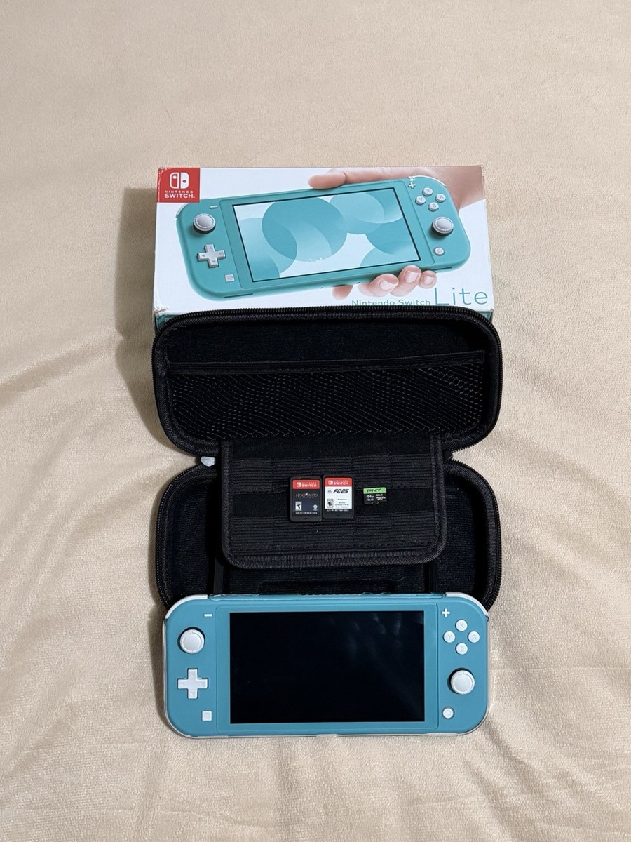 Nintendo Switch Lite Turquoise + 64GB SD card + Accessories | eBay