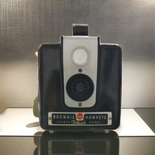Vintage Kodak "Brownie Hawkeye" Flash Camera No Flash Attachment 