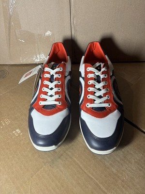 Duca Del Cosma Kuba 2.0 Mens Golf Shoes, Navy/Red/White Colorway, Size 11, New