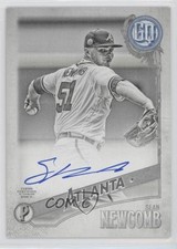 2018 Topps Gypsy Queen Auto Black & White 47/50 Sean Newcomb #GQA-SN Auto 00pm