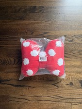 Disney Minnie Mouse Bow Pillow - Polka Dots NWT