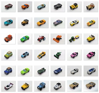 Micro Machines Farm Fantasy Fiat Honda Jaguar Jeep - You Pick - Vintage Galoob