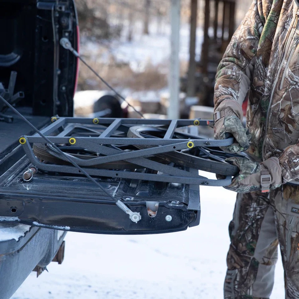 Rivers Edge Steel Wheels With Solid Rubber Tire Tri- Fold Design Game Cart - Image 3 of 4
