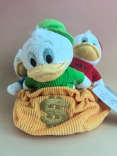 Disney DuckTales Huey Dewey Louie Plush Money Bag Stuffed Toy