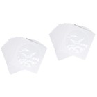  100 Stück CD-Paket Umweltschutz DVD-Papieretui Transparentes Fenster