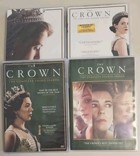 The Crown dvd Seasons 1-4  Seasons 1-3 New And Sealed, Season 4 Opened