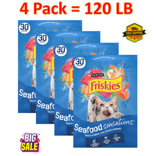 120 LB / 4 Pack - Friskies® Seafood Sensations Adult Cat Dry Food - Seafood 0.16 per pound