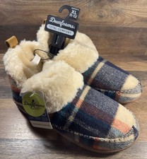Dearfoams Womens Alpine Moritz Indoor Outdoor Bootie Slipper MULTICOLOR XL 11-12