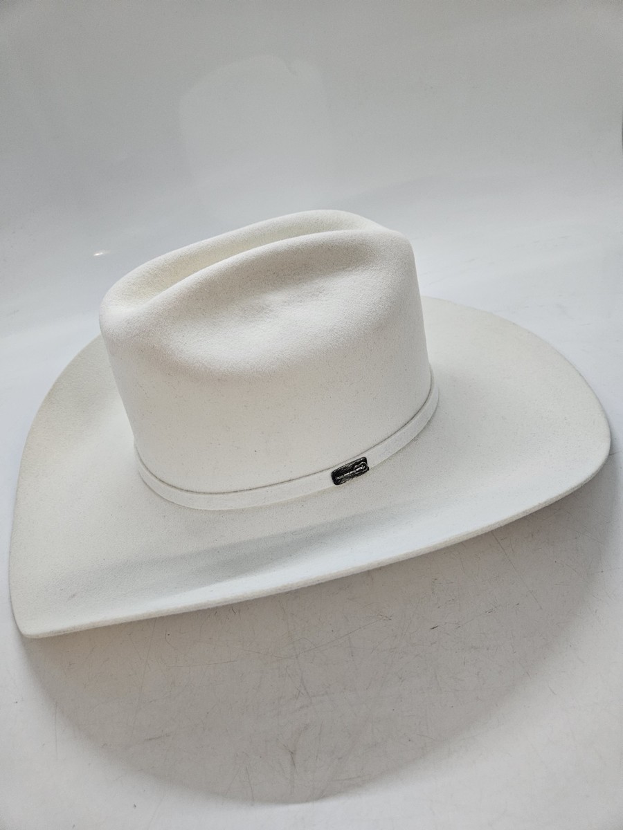 Moonshine Spirit by Brad Paisley, White 4X Felt Cowboy Hat Men's