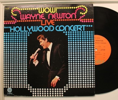 Wayne Newton Lp Wow! Live Hollywood Concert On Capitol - Vg++/ Vg++