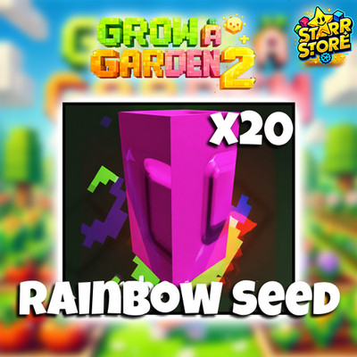  x20 RAINBOW SEED   Grow A Garden 2   (Super Fast Delivery !)