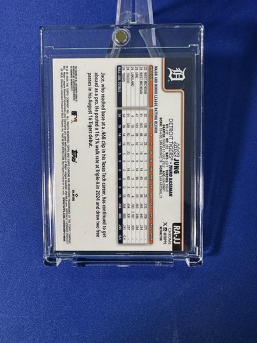 2025 Topps Chrome Jace Jung Auto Refractor /499 (RC, AU) RA-JJ ๐ฅ - Picture 11 of 15