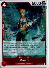 Marco (Reprint) OP02-018 Rare Premium Booster -The Best- One Piece Foil LP