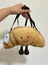 Amuseables Croissant Bag Bag Stuffed Food Soft Plush Toy Gift A1
