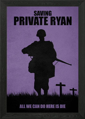 Saving Private Ryan Gerahmtes Wandbild Poster Leinwanddruck Bild