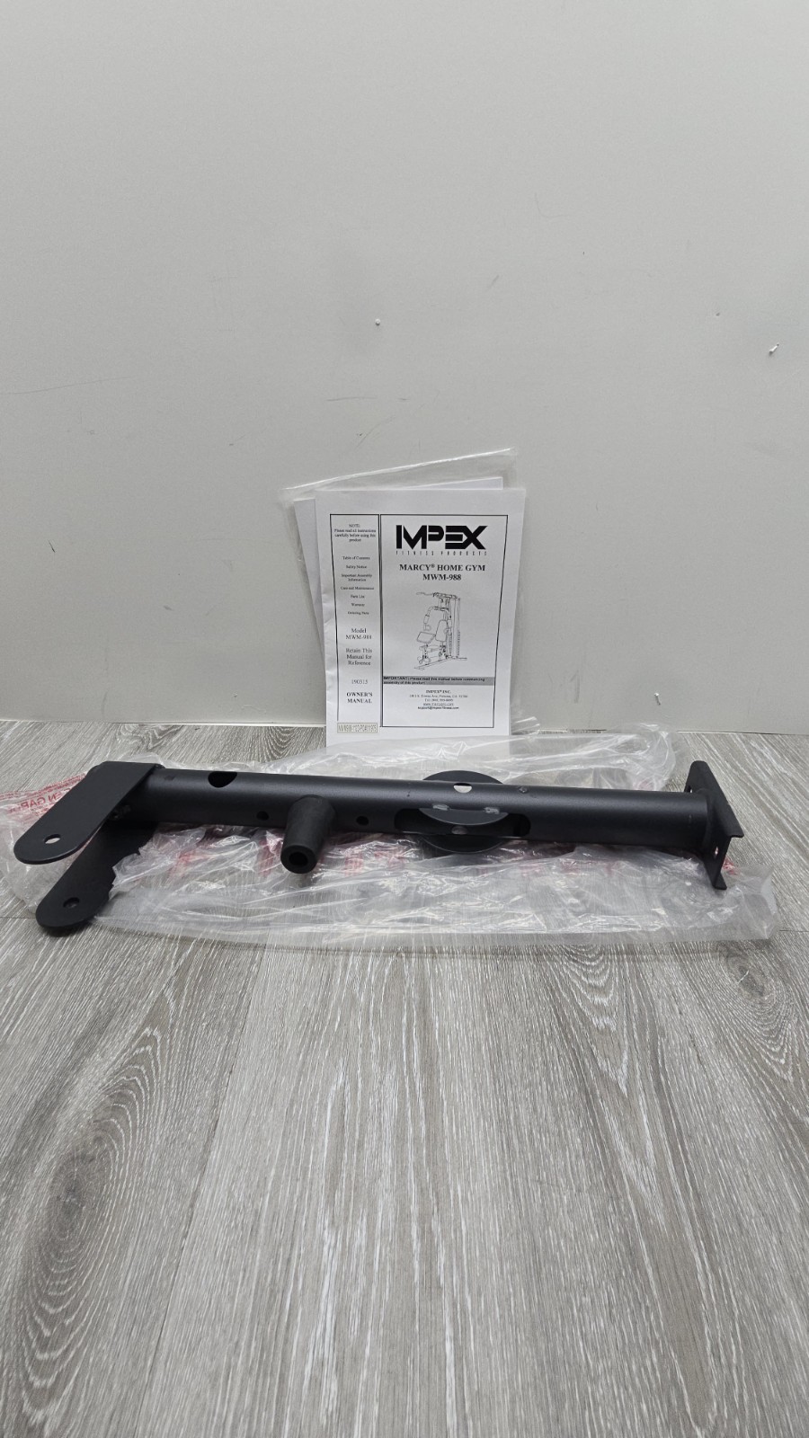 Marcy Home Gym OEM Leg Developer Holder Part #5 for MWM-989,