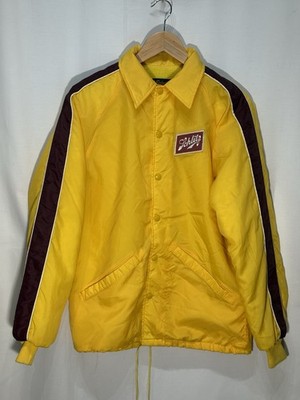 Schlitz Beer  Lined  3817 Vintage Jacket Swingster World of Wearables ~ SZ SM