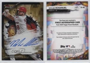 2024 Topps Finest Gold Refractor /50 Nolan Schanuel #FA-NS Rookie Auto RC