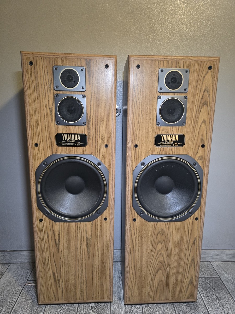 Yamaha NS-A-600 Tower Speakers Vintage 140 Watts 8 Ohms | eBay
