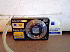 Sony Cybershot DSC W130 Black 8.1MP - tested and working - nice 