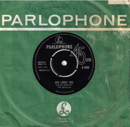 Beatles - She Loves You (Parlophone 1963) 7" Single