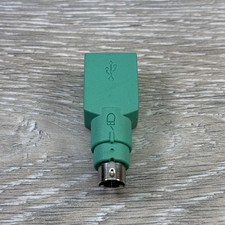 Microsoft USB Female to PS2 Male Adapter/Converter Keyboard Mouse Scanner