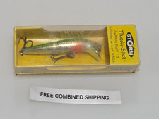 Discontinued Post Rapala Storm Baby Thunderstick TS06 122 Met Hot Green Specks