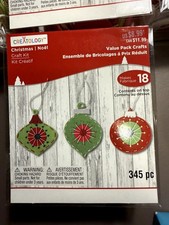 Creatology Christmas Ornament kits 7 kits each makes 18 Ornaments 128 Ornaments