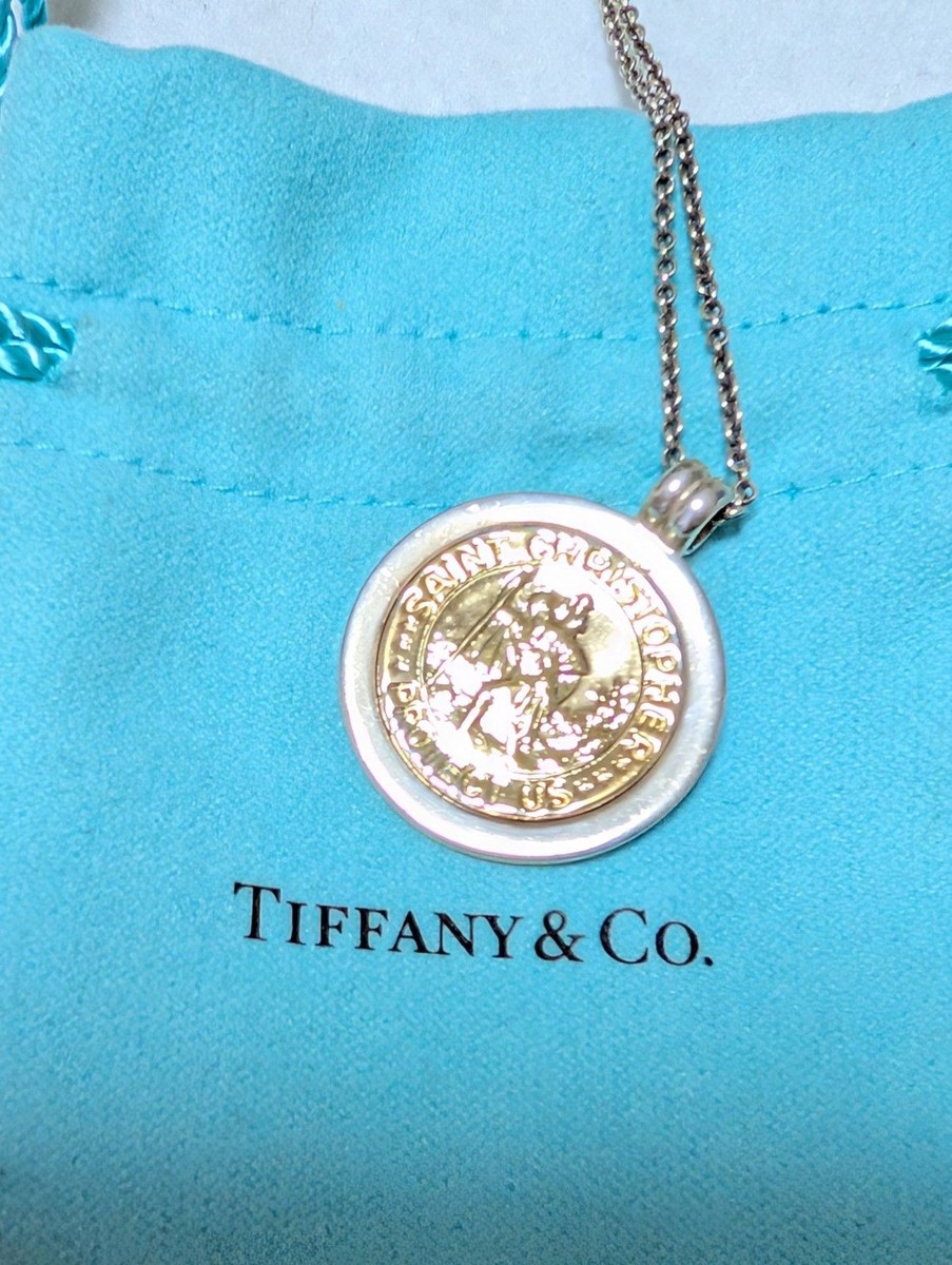 Tiffany & Co. セントクリストファー TIFFANY & Co. Saint Christopher Coin Necklace Sterling Silver 925