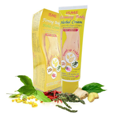 ISME Shape Hot Cream 120g Thai Firming Herbal Anti-Cellulite Body Slimming