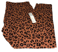 Wild Fable Womens Leggings Ankle High Waist Brown Black Leopard Print Size XL